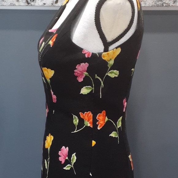 Kenar floral black dress size 8 - Picture 4 of 9